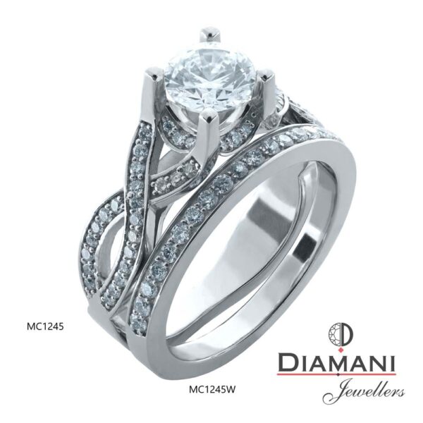 1.21ctw. Round cut Solitaire, Accented Diamond Ring in Gold | DIAMANI Jewellers - Image 3