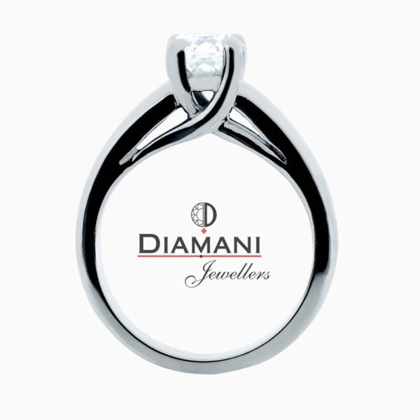 0.92ctw. Round Diamond; Solitaire style Engagement Ring in Gold | DIAMANI Jewellers - Image 3