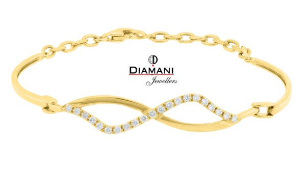 0.35ctw Round brilliant cut Diamond Bracelet in 18KY Gold | DIAMANI Jewellers