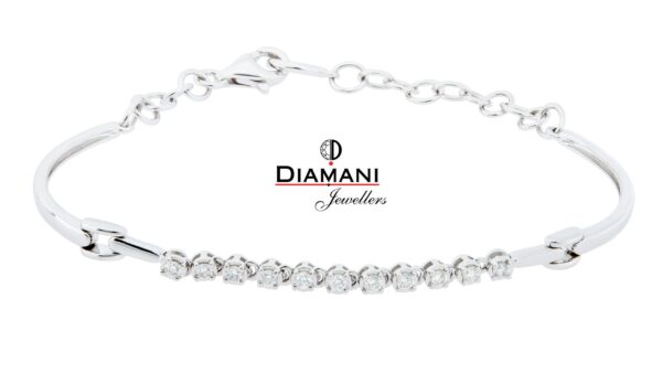 0.27ctw Round brilliant cut Diamond Bracelet in 14K Gold | DIAMANI Jewellers