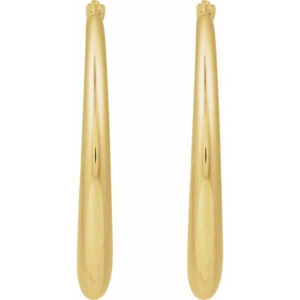 2_ 14K Yellow 37.2 mm Hoop Earrings