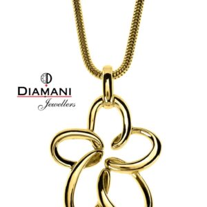 Floral Pendant or Necklace in Gold | DIAMANI Jewellers