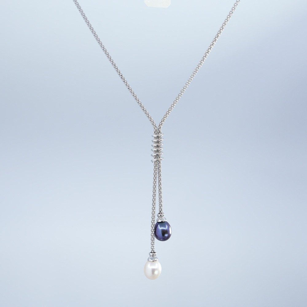 Cultured Pearl Lariat Necklace (18") | DIAMANI Jewellers