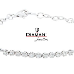 0.27ctw Round brilliant cut Diamond Bracelet in 14K Gold | DIAMANI Jewellers