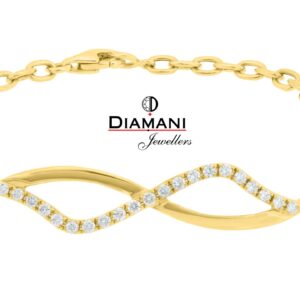 0.35ctw Round brilliant cut Diamond Bracelet in 18KY Gold | DIAMANI Jewellers