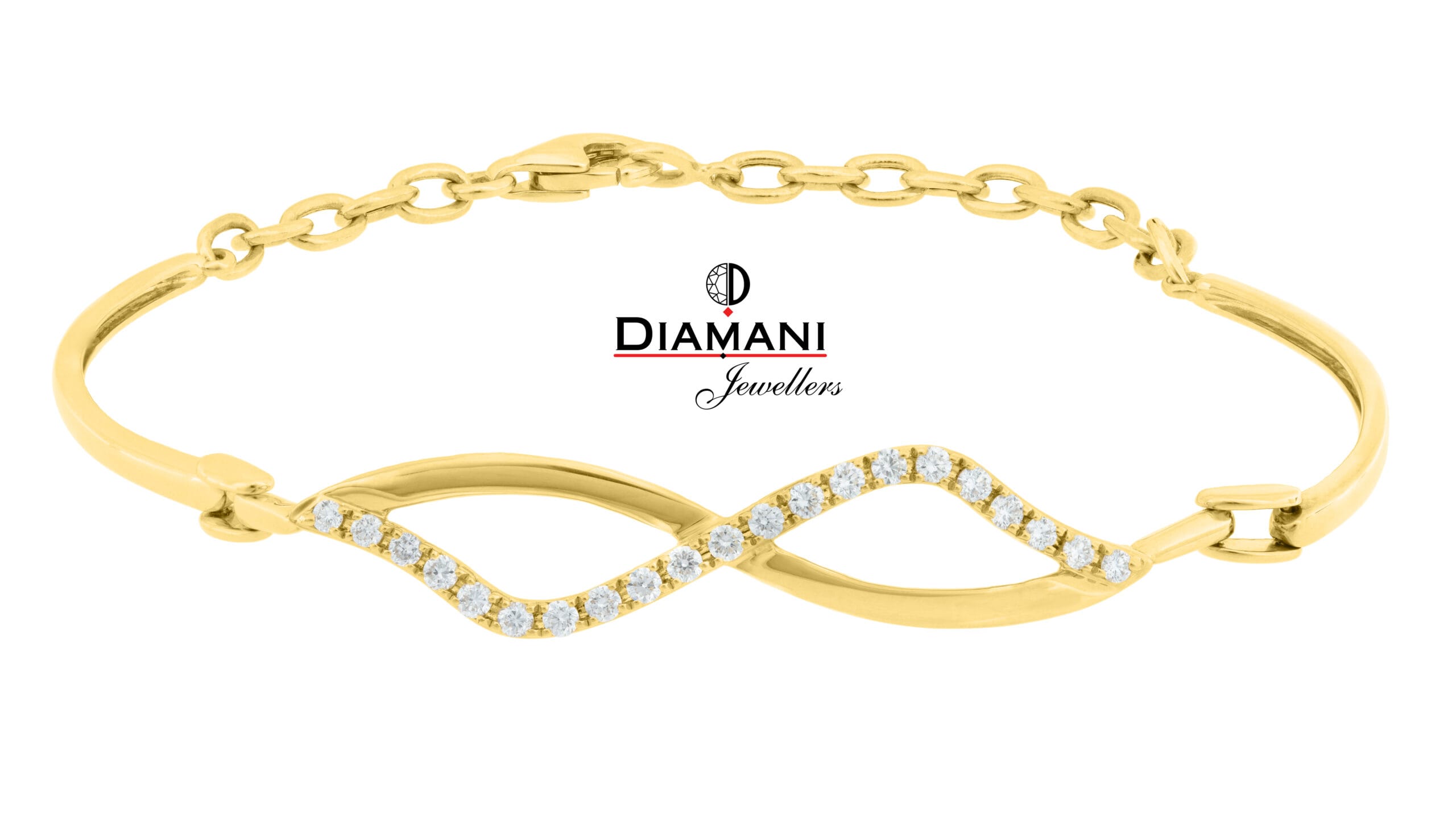 0.35ctw Round brilliant cut Diamond Bracelet in 18KY Gold | DIAMANI Jewellers
